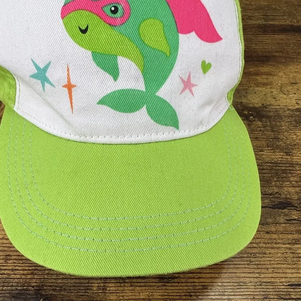 Narwhal Hero Cape Green Kids Hat